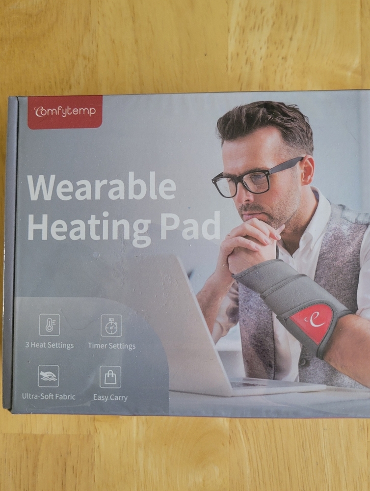 NEW Comfytemp Wearable Heating Pad - Gray